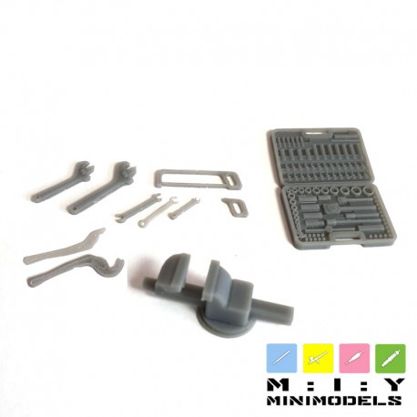 Tools set for diorama