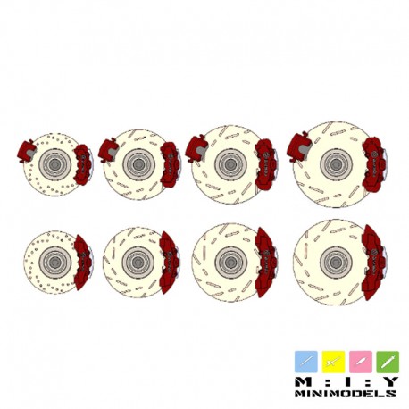 Brake discs for brake system V2