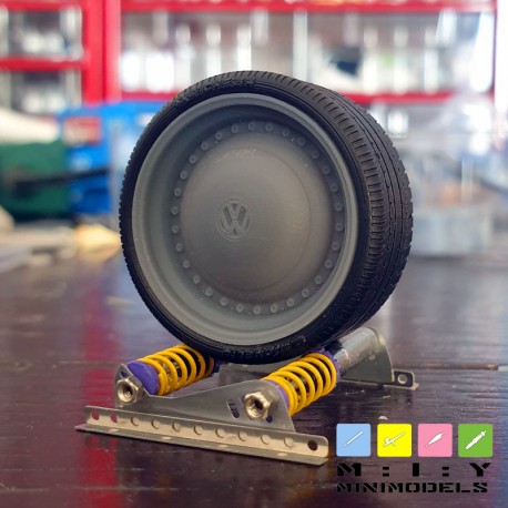 VW Moon 3 piece wheels